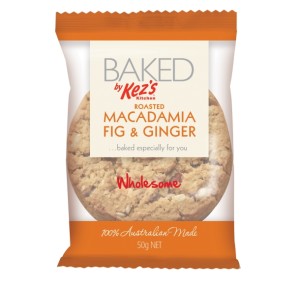 The new Roasted Macadamia, Fig & Ginger cookie took six months to develop.